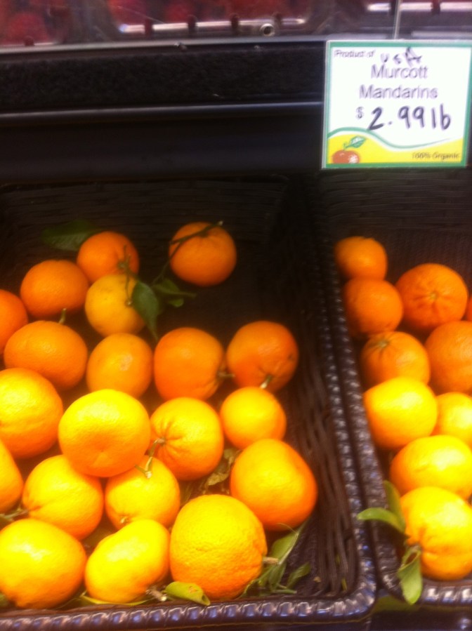 Murcott mandarins