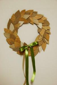 coffee sleeve wreath